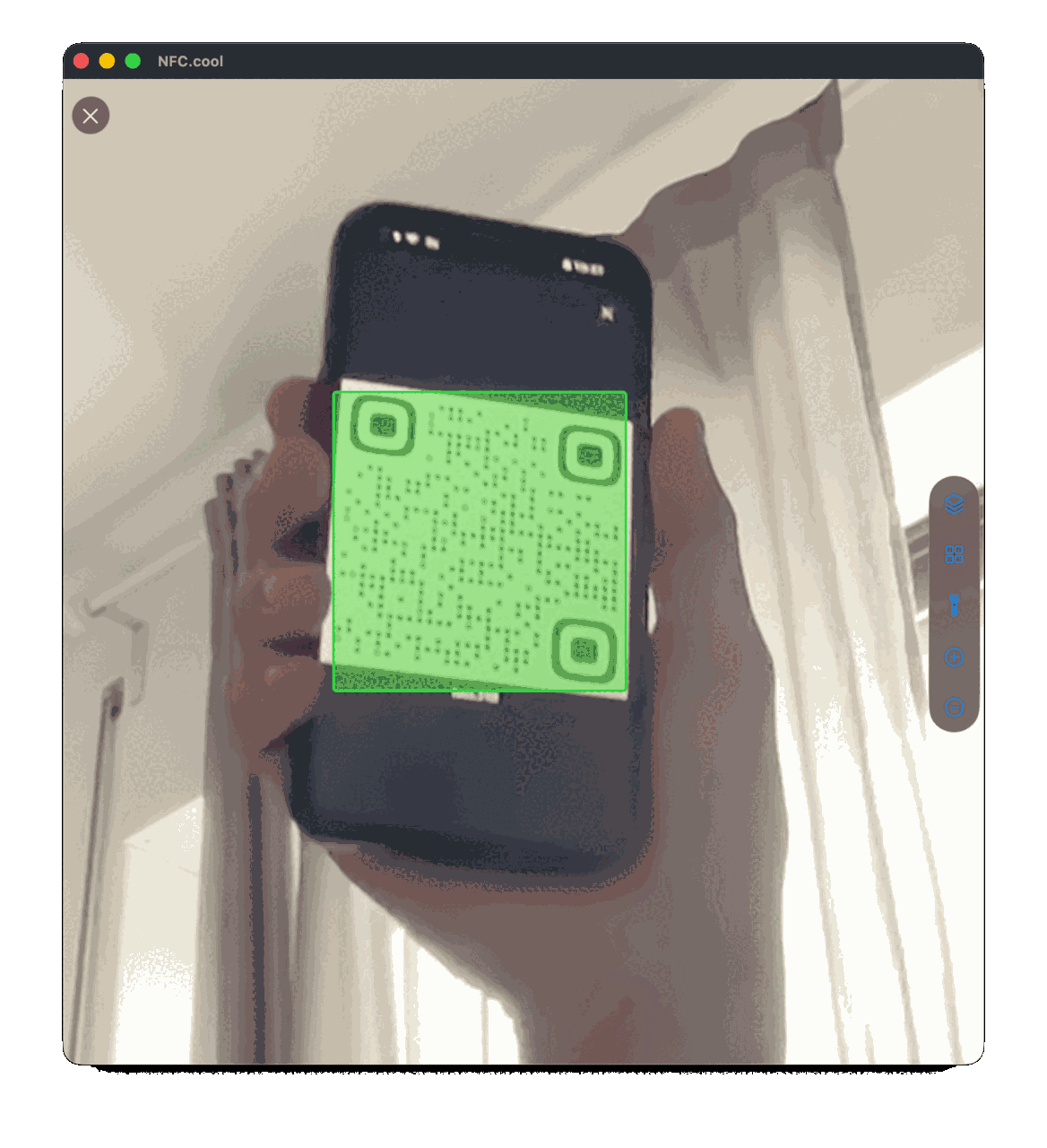 QR Code scanning with Mac camera